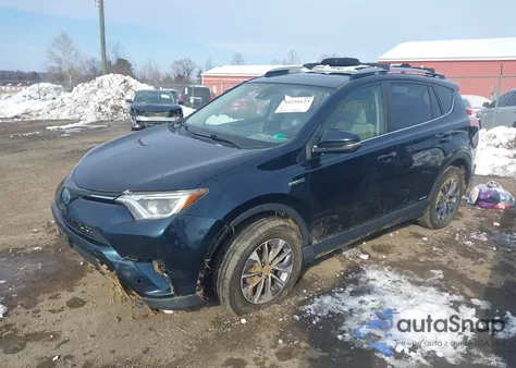 2017 Toyota Rav4 Hybrid Xle z USA, uszkodzony, nr VIN JTMRJREV2HD153058